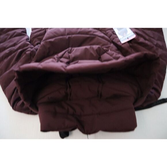 DKNY DL1MPH56 Women Sz S Deep Plum Quilted Water Resistant Hooded Down Coat - Picture 8 of 12